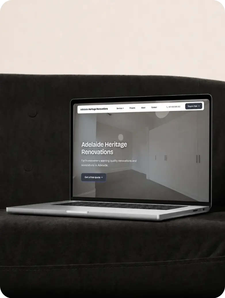 Adelaide Property Restoration website